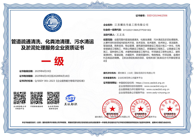 白马镇企业资质证书